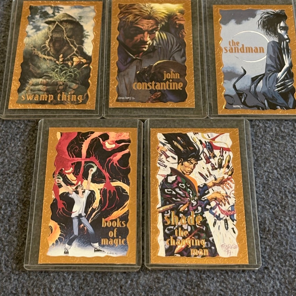 1994 SkyBox DC Vertigo Trading Cards Set Sandman Constantine Swamp Thing 5 Card